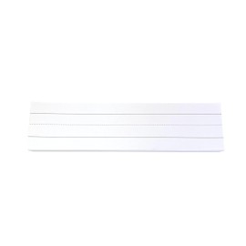 Reskid Ruled Sentence Strips, Thick Paper - 80lb Cardstock 3 x 12 Inches, White, Pack of 100 - Ideal for Classrooms, Offices, or Homes