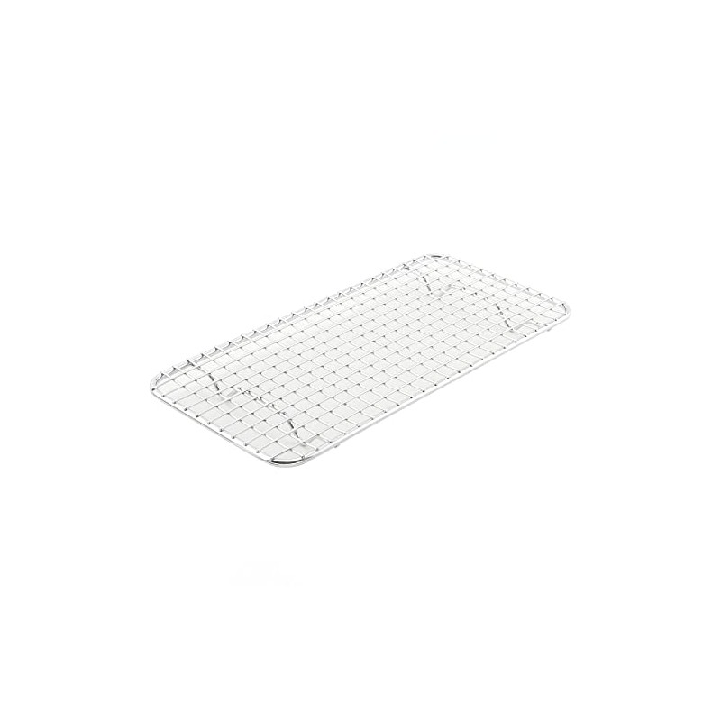 Winco Pan Grate, 5 pulgadas por 10 1/2 pulgadas, cromo,