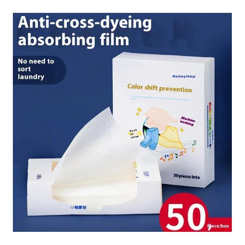 Anti Cross Dyeing Washing Machine - Size: 50 Piecesbox 11X14