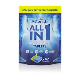 Astonish 5 In 1 Dishwasher Tablets - Lemon 42 Tabs