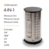 KitchenArt 55211 Professional Series 2 Cup Adjust-A-Cup, Champagne Satin, Adjustable,