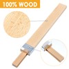 4 Pack Wooden Drawer Slides Bottom Mount Classic Center Guide