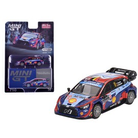 DCD for Hyundai I20 N Rally1 Hybrid #11 Diecast Toy Featuring Thierry Neuville Martijn Wydaeghe 3rd Place Finisher Monte Carlo