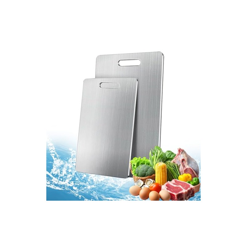 Cutium Titanium Cutting Board, Titanium Cutting Board, Pure Cut Titanium