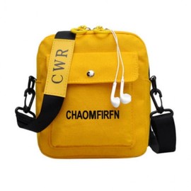 Junior Kids Canvas Casual Mini Shoulder Bag Crossbody Bag White/One Size