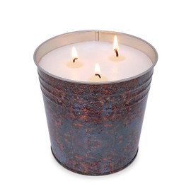 Citronella Candle Outdoor,3 Wicks 17OZ Smokeless Natural Smell Soy Wax Candle,110hrs Burning Decorative Outdoor Candles for Home Garden Yard Balcony Camping