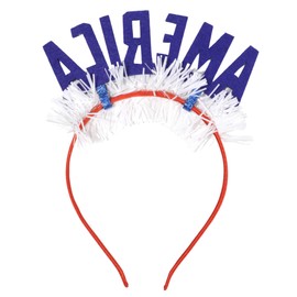 Needzo Fourth of July America Headband, Independence Hair Accessory, Patriotic Party Favors, One Size Fits Most