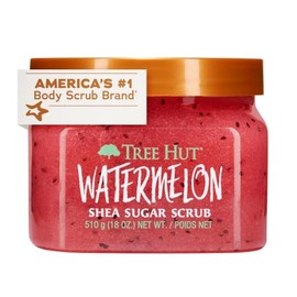 TREE HUT, Watermelon Shea Sugar Scrub, Exfoliante Corporal de Azúcar Natural con Manteca de Karité y Esencia de Sandía, Exfolia e Hidrata la Piel,... 