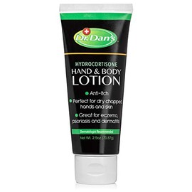 Dr. Dan's Hydrocortisone Hand and Body Lotion - Anti Itch Lotion for Men and Women - 1 Pack