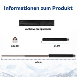 Hiking Poles Trekking Poles for Hiking and Mountaineering Black