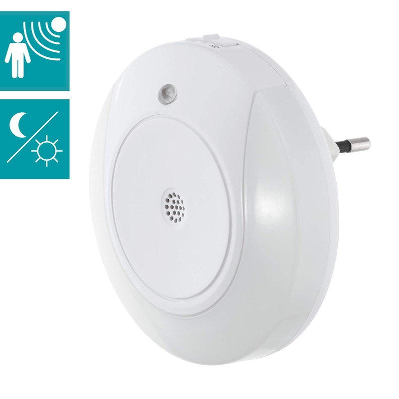 EGLO Tineo LED Socket Light with Night Light Function, Day