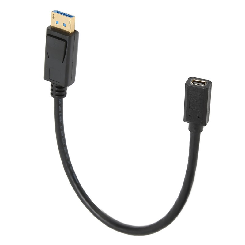 DP Male to Mini DP Female Cable 8K 60Hz 4K
