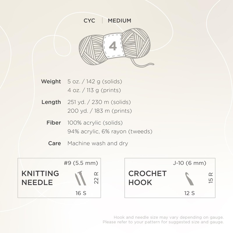 Lion Brand Yarn Heartland Yarn, Worsted-Weight Yarn for Knitting, Crocheting,