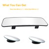 Rear View Mirror, Panoramic Rearview Mirror, Car Interior Clip-On Wide