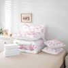 Feelyou Pink Ballet Full Size - 7 Pieces Bed in