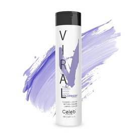 Celeb Luxury Viral Colorwash: Pastel Lavender Color Depositing Shampoo Concentrate, 10 Vivid and Pastel Colors, Stops Fade, 1 Quick Wash, Cleanse + Co