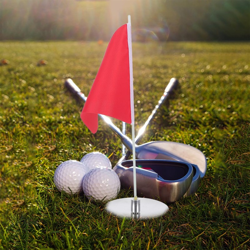 SUPVOX Golf Flagstick and Hole Cup Set, Stainless Steel and