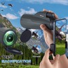 Monocular Telescope 12x56 High Power with Smartphone Adapter Tripod,Larger Vision