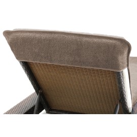 Brandsseller Protective Cover for Garden Lounger, Beach Lounger Cushion, Terry Cloth Cover, 100% cotton, approx. 75 x 200 cm.