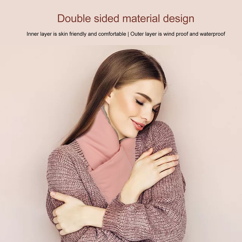 Electric Heating Scarf 3 Gears Indicator Light Skin Friendly Windproof