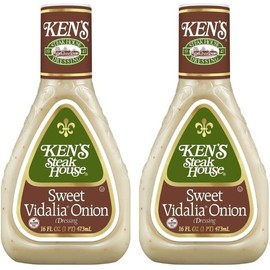 Ken's Steak House Sweet Vidalia Onion Dressing, 16 OZ (Pack of 2)