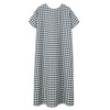 Sun Planning 7007 Patterned Loose Wide Dress