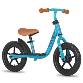 JOYSTAR 12 Inch Kids Balance Bike for 3 4 5 Year Old Boys Girls 12" Child Glider Bicycles Training Bikes Without Pedal Push Bike for Children Toddler Birthday Gifts Presents Blue