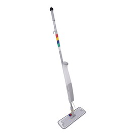 Boardwalk BWKBWMS16MFM 59 in. Bucketless Microfiber Mop System Kit, Gray, Plastic