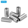 PATIKIL 6pcs M12*1.75 Male M8*1.25 Female Thread Adapter Sleeve Reducer