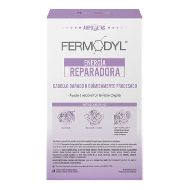 Fermodyl Ampolletas Energia Reparadora 4 X 15 Ml