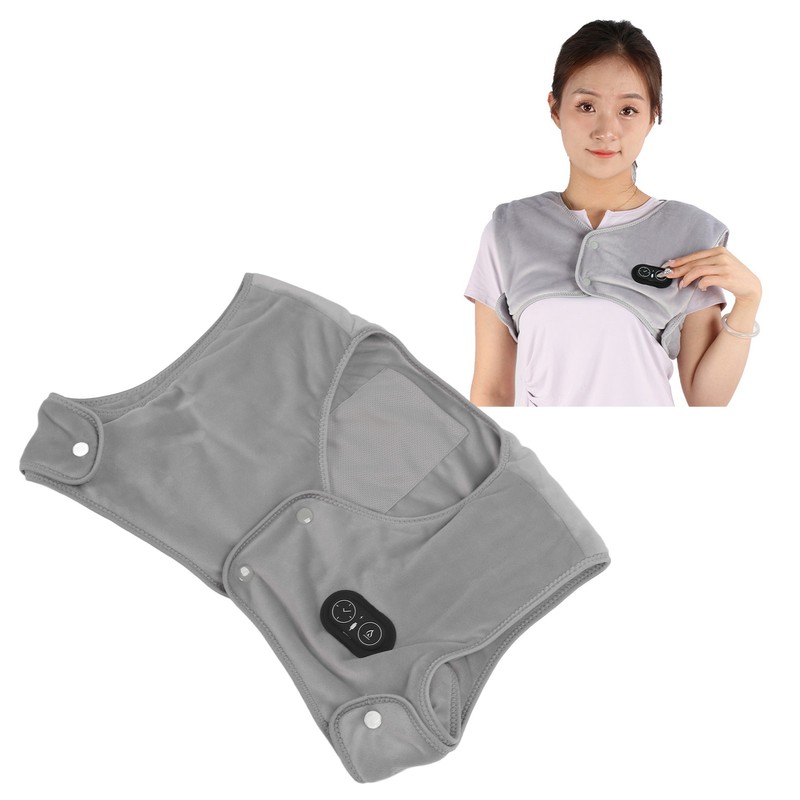 A258 Electronic Shoulder Heating Pad Timer 3 Temperature Settings Neck