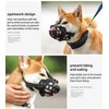 Dog Muzzle, Basket Muzzle for Small Medium Large Dogs, Soft