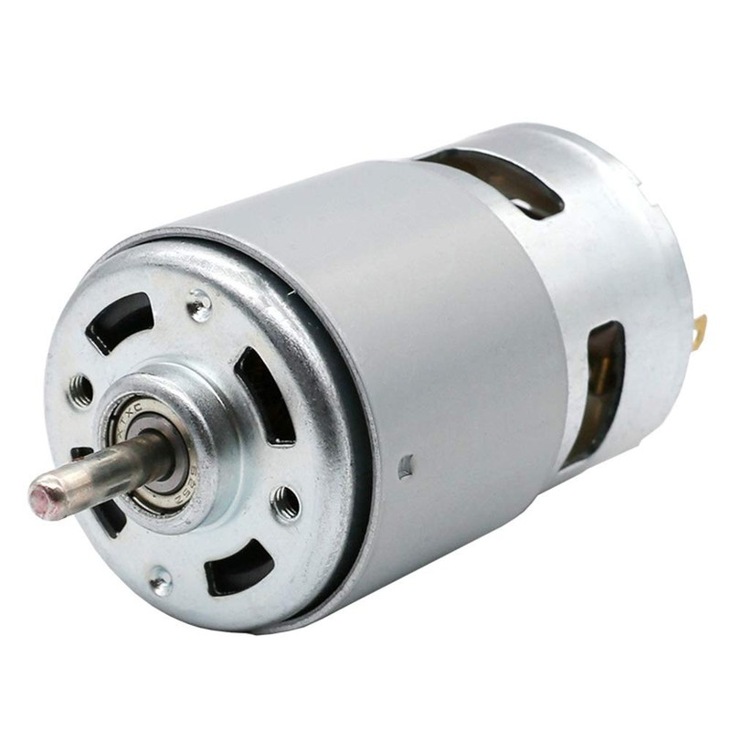 BestTong Micro DC 12V-24V 10000RPM 775 Motor Ball Bearing Large