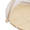 2Pcs Food Serving Tent Basket Fly Skeeter Insect Resistant Bamboo