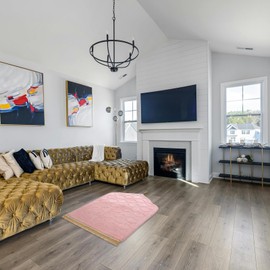 zhxinashu Muslim Prayer Rug Thick Prayer Mat Islamic Muslim Rug for Men Women with Prayer Beads for Eid Travel Ramadan(Pink)