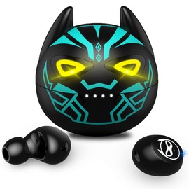 AMAFACE Gaming Earbuds Kids Bluetooth Earbuds 5.3 in-Ear Headphones with Mic 36H Playtime IPX6 Waterproof Touch Control HiFi Stereo LED Display Kids Wireless Earbuds