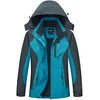 Diamond Candy Women's Waterproof Rain Jacket with Hood Lightweight Outdoors