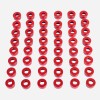 Unbranded Red Engine Bolt Cover Kit For Harley Dyna Street