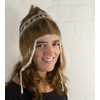 Tumia LAC Alpaca Knitted Adult Light Grey Chullo Hat with