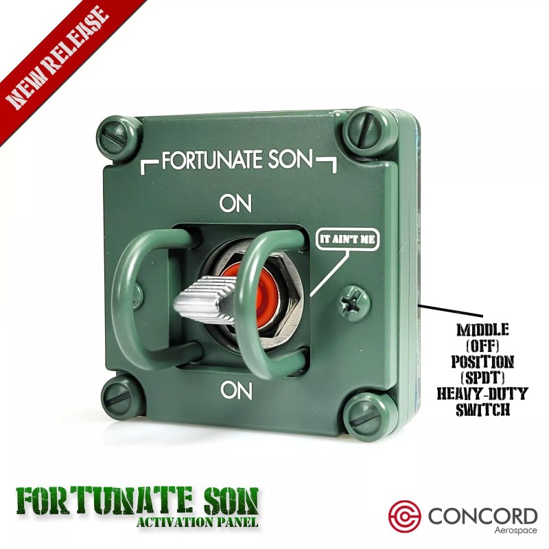 FORTUNATE SON ACTIVATION PANEL - MILITARY GREEN
