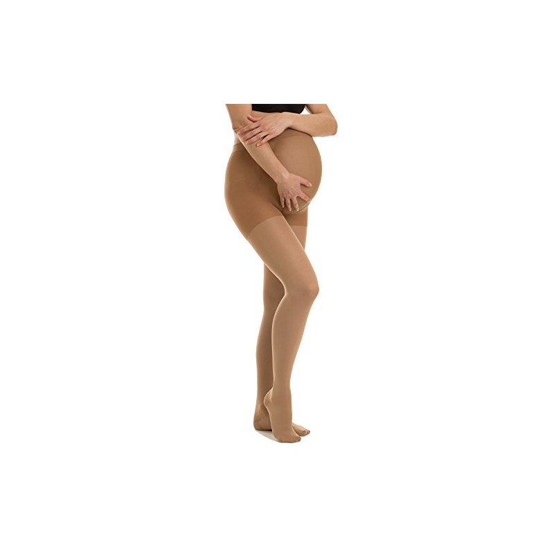Relaxsan M1190 (Beige, Sz.4) Soft microfiber medical compression maternity tights