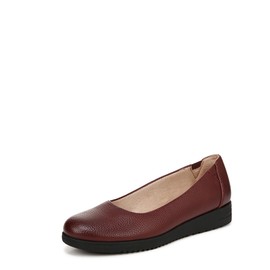Naturalizer Soul Womens Idea Slip On Ballet Flat Wine Dark Red 9.5 W
