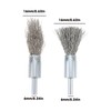 Create idea 4PCS De-Carb Brush Set 16x6mm Pointed and Flat