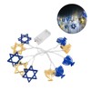 LED Hanukkah String Lights Hexagonal Star Fairy Light 3 Meters