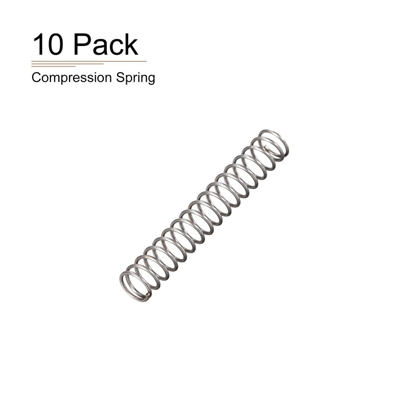 DTGN 0.5x5x30mm(DxODxL) Compression Spring - 10Pack - Good for Machinery
