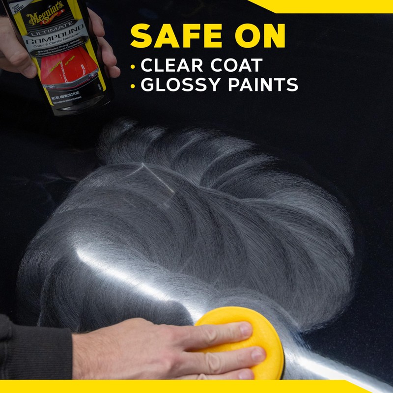 Meguiar’s Ultimate Compound, Pro-Grade Car Scratch Remover for Paint Correction,