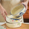 Vintage Small Casserole Dish 6.7-inch Ceramic Square Baking Pan Lasagna