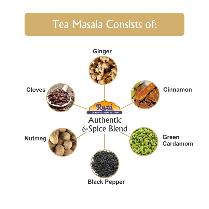 Rani Natural Tea (Chai) Masala 3.5oz (100g) ~ All Natural