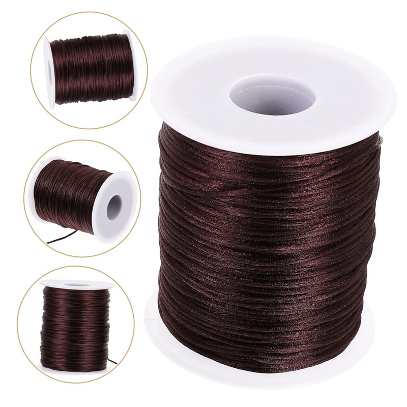 OHPHCALL 2 Rolls Crocheting Thread Durable Knitting Thread for DIY