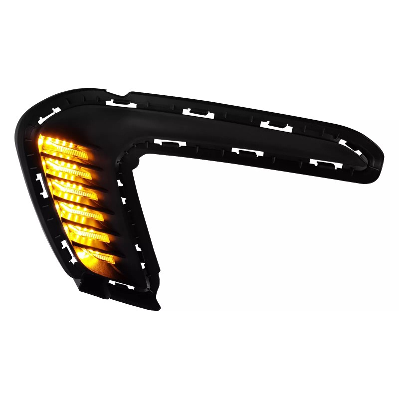 WenQi For 2016-2018 Hyundai Elantra LED DRL Turn Signal Night